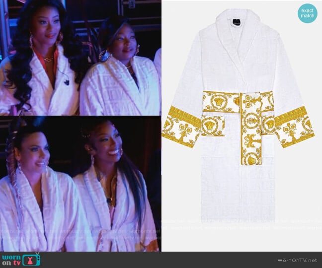 Versace Baroque Bathrobe worn by Valeria (Nadine Velazquez) on Queens