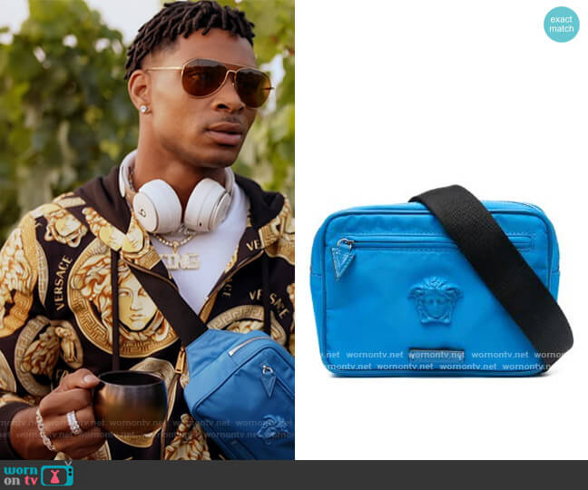 Versace Medusa Belt Bag worn by Christian King (Ashlee Brian) on The Kings of Napa