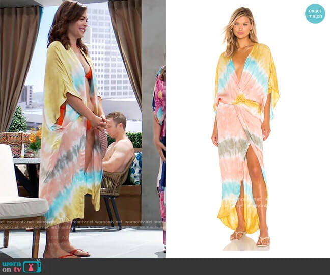 Young, Fabulous & Broke Siren Maxi Dress worn by Britt Westbourne (Kelly Thiebaud) on General Hospital
