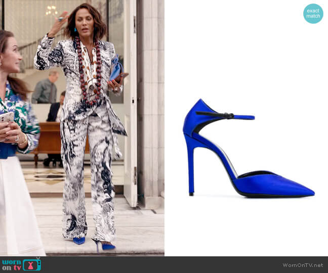 Saint Laurent Anja Pumps worn by Lisa Todd Wexley (Nicole Ari Parker) on And Just Like That