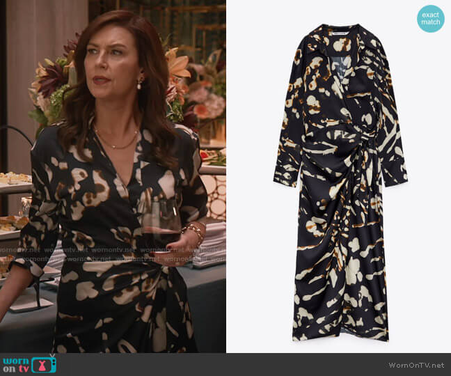 Zara Wrap Shirt Dress worn by Vivian Katz (Wendy Crewson) on Good Sam