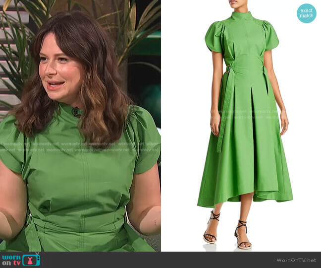 3.1 Phillip Lim Side Tie Mock Neck Dress