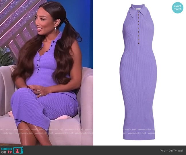 A.L.C. Asher Bodycon Dress worn by Jeannie Mai on The Real