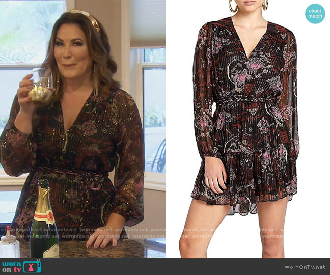 A.L.C. Esme Dress worn by Emily Simpson on The Real Housewives of Orange County