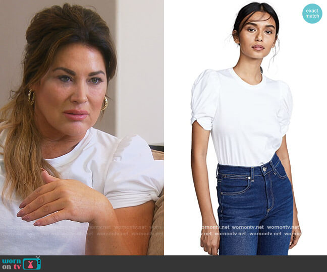 A.L.C. Kati Tee worn by Emily Simpson on The Real Housewives of Orange County