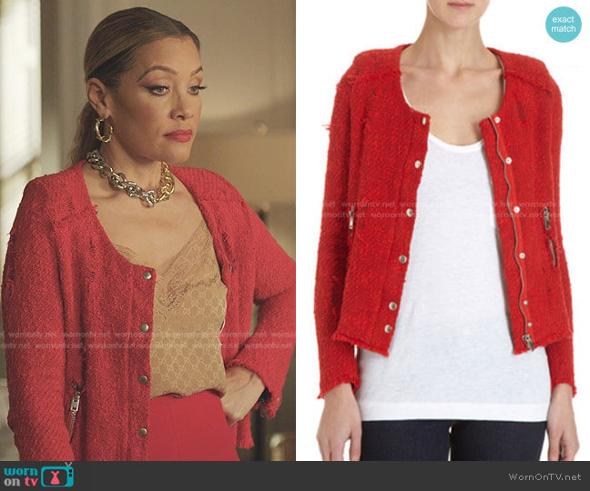 IRO Agnette Jacket worn by Dominique Deveraux (Michael Michele) on Dynasty