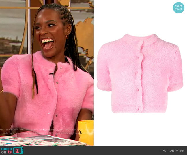Alexander Wang Textured Short-Sleeved Sweater