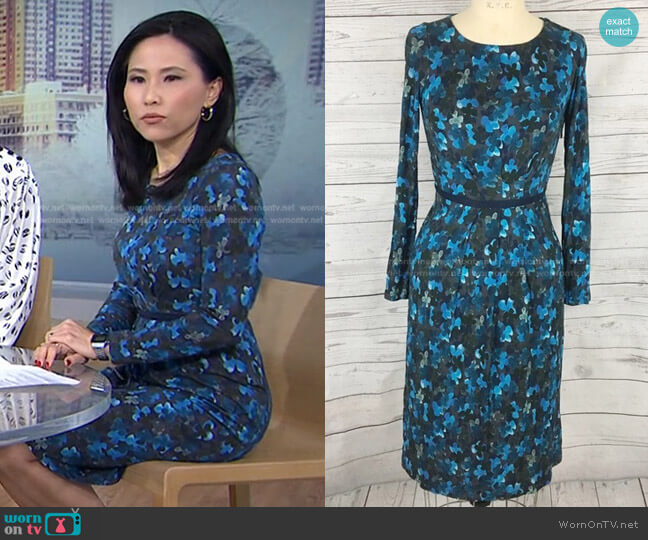 Boden Floral Dress worn by Vicky Nguyen on Today
