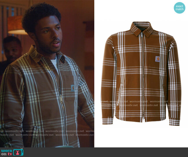 Carhartt Cahill Shirt Jacket worn by Douglas Edwards (Diggy Simmons) on Grown-ish