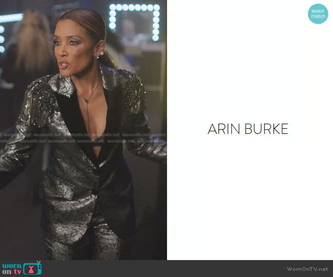 costume designer Arin Burke Custom designed worn by Dominique Deveraux (Michael Michele) on Dynasty