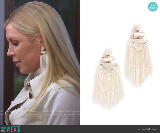 Deepa Gurnani Jody Earrings by Deepa Gurnani Deepa worn by Dr. Jen Armstrong on The Real Housewives of Orange County