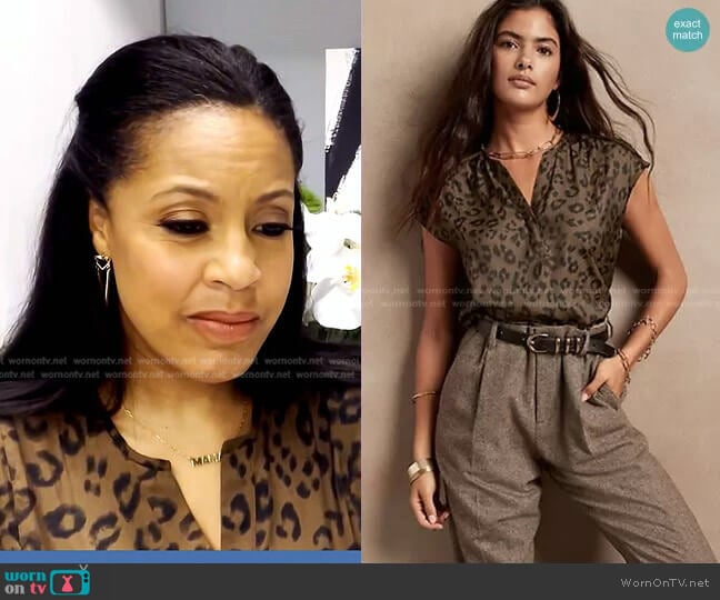Banana Republic Dolman Top worn by Sheinelle Jones on Today
