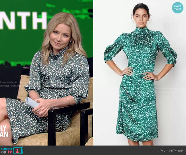 Ba&Sh Edmee Dress worn by Kelly Ripa on Live with Kelly and Mark