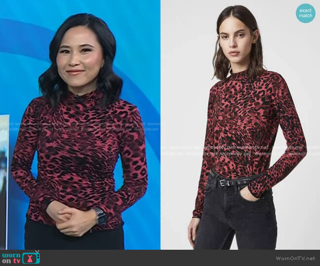 Allsaints Eedar Kiara T-Shirt worn by Vicky Nguyen on Today