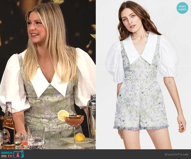 En Saison Talita Mixed-Media Romper