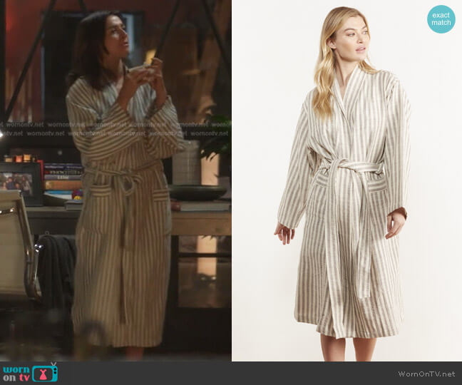 House No.23 Kupa Robe worn by Amelia Shepherd (Caterina Scorsone) on Greys Anatomy