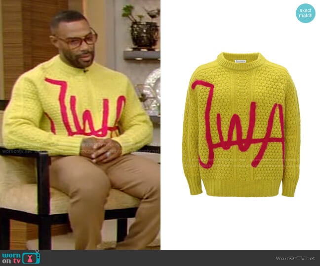 JW Anderson JWA Crewneck Cable Sweater
