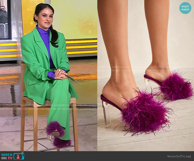 Jeffrey Campbell Daisy Heels worn by Donna Farizan on Today