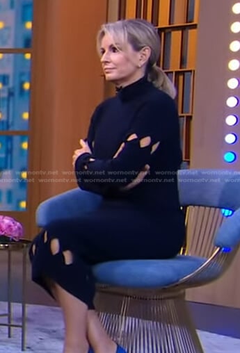 Jennifer’s cutout ribbed knit dress on Good Morning America