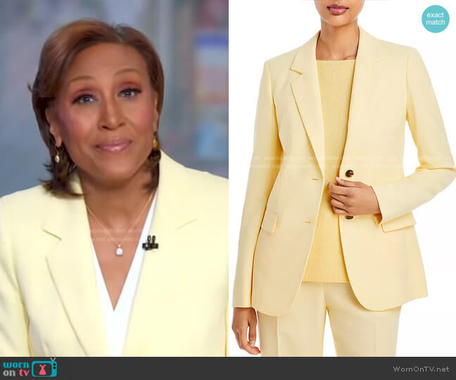 Lafayette 148 New York William Jacket worn by Robin Roberts on Good Morning America