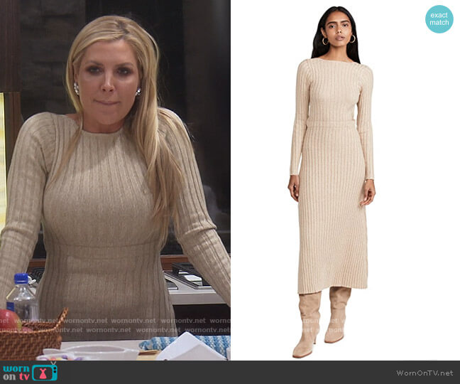 Lioness Main Squeeze Midi Dress worn by Dr. Jen Armstrong on The Real Housewives of Orange County