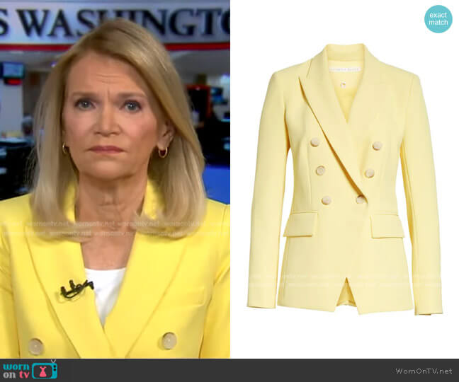 Veronica Beard Lonny Dickey Jacket worn by Martha Raddatz on Good Morning America