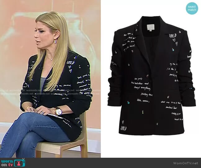 Cinq a Sept Loveletter Kylie Blazer worn by Jill Martin on Today