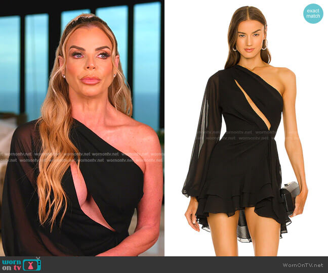 Michael Costello Sunny Mini Dress worn by Alexia Echevarria (Alexia Echevarria) on The Real Housewives of Miami