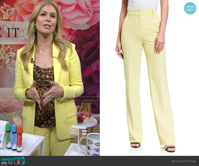 A.L.C. Nigel Straight-Leg Pants worn by Jill Martin on Today
