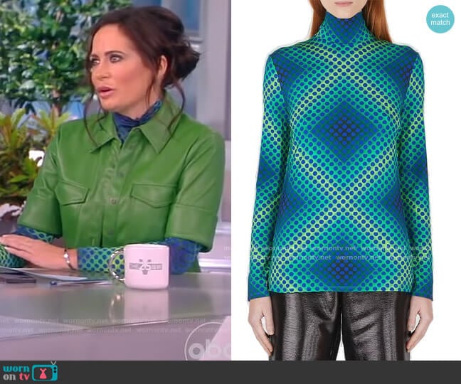 Paco Rabanne Illusion Mockneck Top