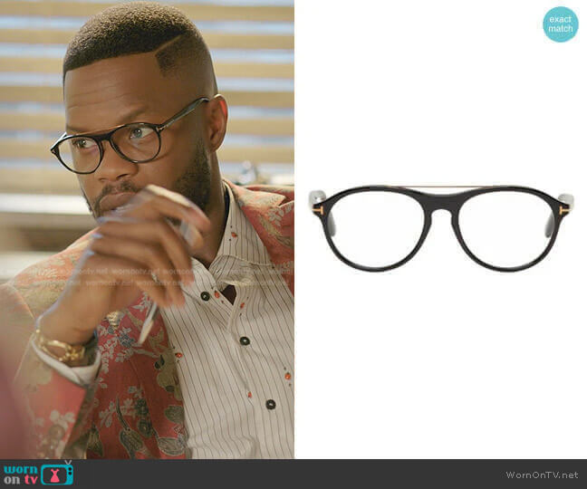 Tom Ford Pilot Shape Glasses worn by Jeff Colby (Sam Adegoke) on Dynasty
