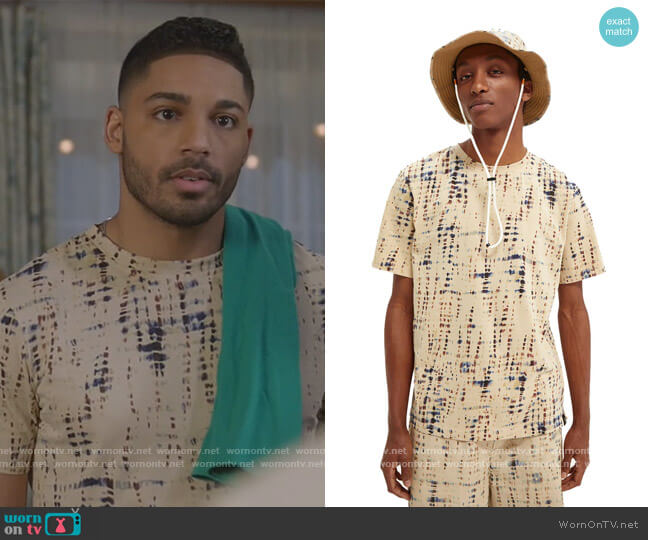Scotch & Soda Tie Dye Tee worn by Jordan Baker (Michael Evans Behling) on All American