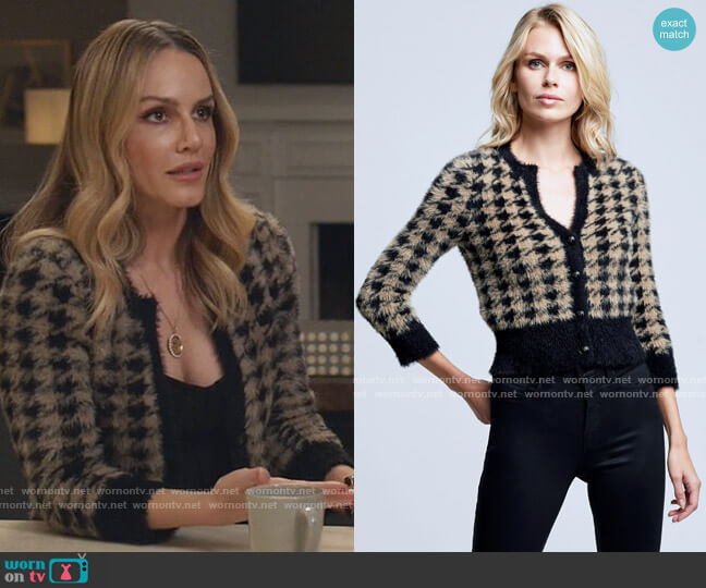 L'Agence Saylor Cardigan worn by Laura Baker (Monet Mazur) on All American