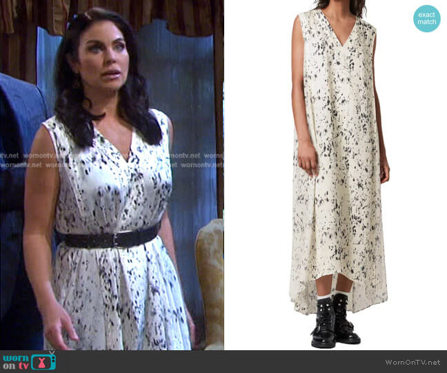 All Saints Karian Yermo High/Low Dress worn by Chloe Lane (Nadia Bjorlin) on Days of our Lives