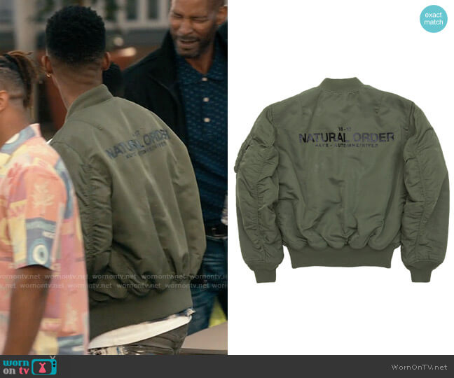 Alyx E 1999 Eternal Bomber Jacket worn by Will Smith (Jabari Banks) on Bel-Air