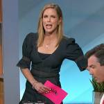 Natalie’s denim contrast stitch mini dress on The Talk
