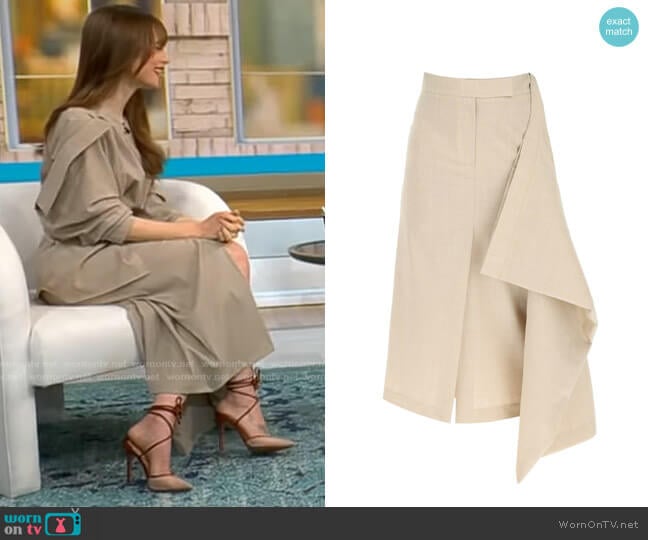A.W.A.K.E. Mode Deconstructed Double Midi Skirt