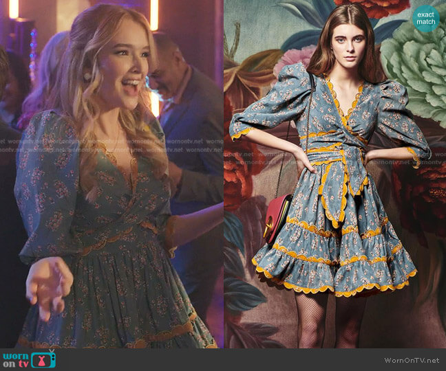 Celia B Maguay Dress worn by Kirby Anders (Maddison Brown) on Dynasty