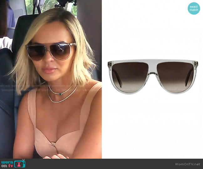 Celine 41435 Sunglasses worn by Nicole Martin (Nicole Martin) on The Real Housewives of Miami