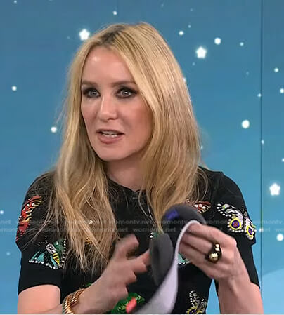 Chassie’s embellished butterfly top on Today
