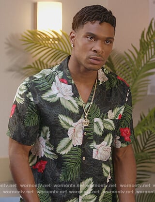Christian’s tropical print shirt on The Kings of Napa