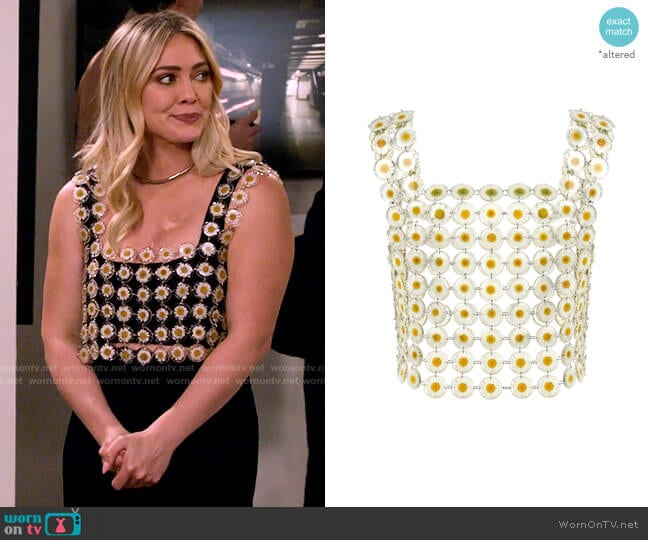 Dauphinette Daisy Chainmaille Top worn by Sophie (Hilary Duff) on How I Met Your Father