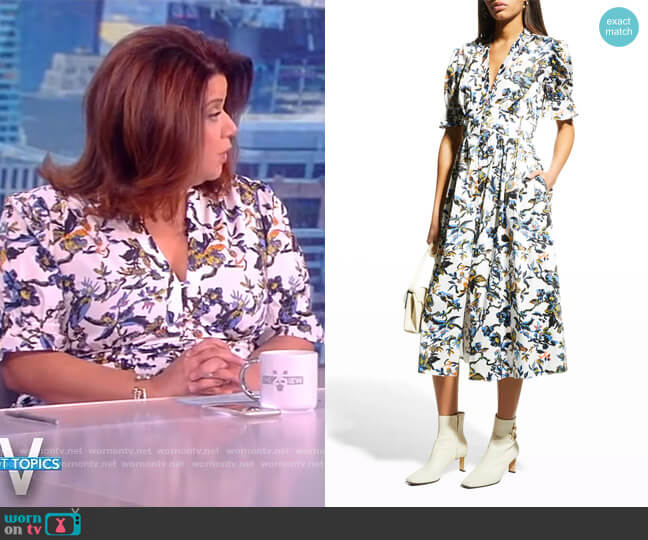 Diane von Furstenberg Erica Midi Dress worn by Ana Navarro on The View