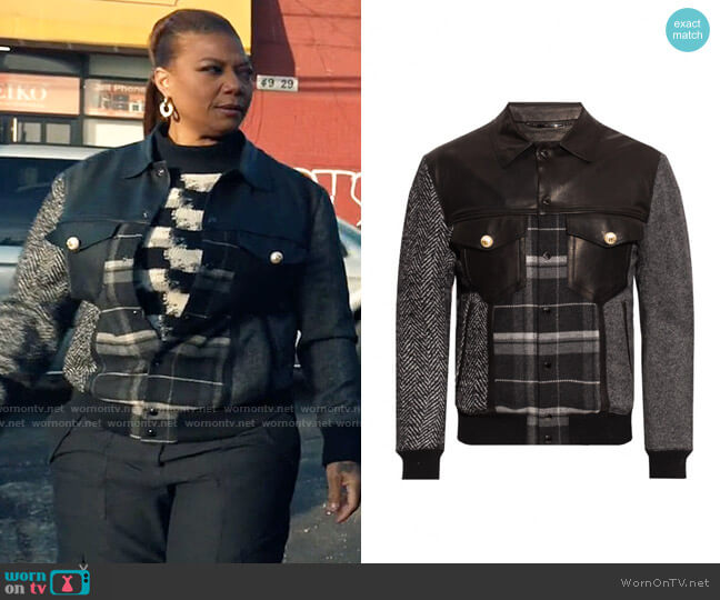 Dolce & Gabbana Contrast Panelled Jacket worn by Robyn McCall (Queen Latifah) on The Equalizer
