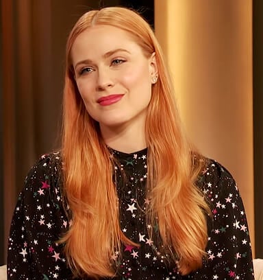 Evan Rachel Wood’s star print dress on The Drew Barrymore Show