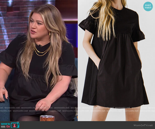 English Factory Mini Dress worn by Kelly Clarkson on The Kelly Clarkson Show