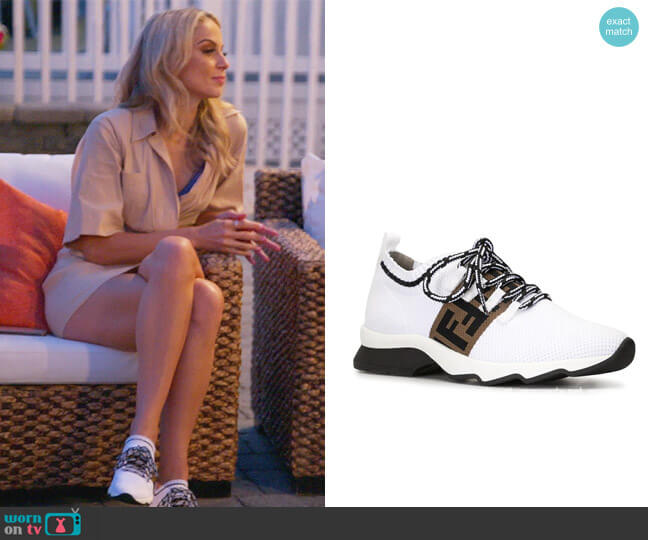 Fendi FF Stripe Low Top Sneakers