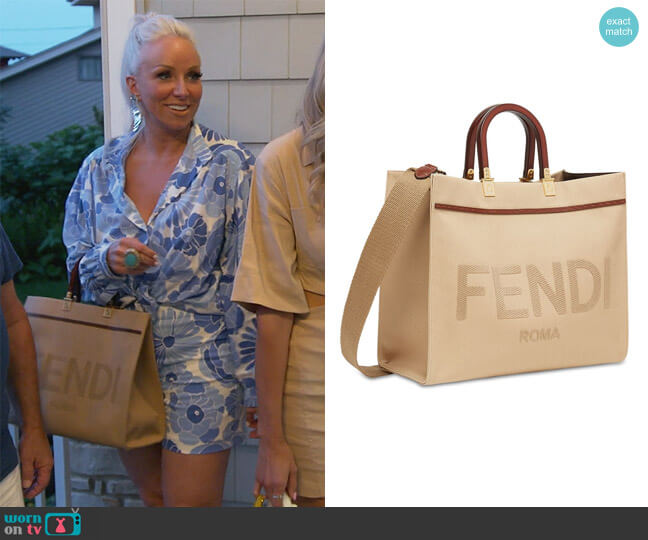 Fendi Medium Sunshine Tote Bag worn by Margaret Josephs on The Real Housewives of New Jersey