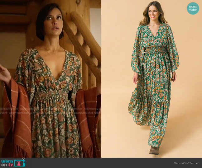 Flying Tomato Just Be True Maxi Dress worn by Ren (Janina Gavankar) on Big Sky