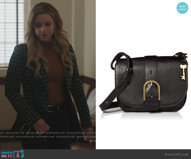 Fossil Wiley Leather Flap Crossbody Purse Handbag worn by Betty Cooper (Lili Reinhart) on Riverdale